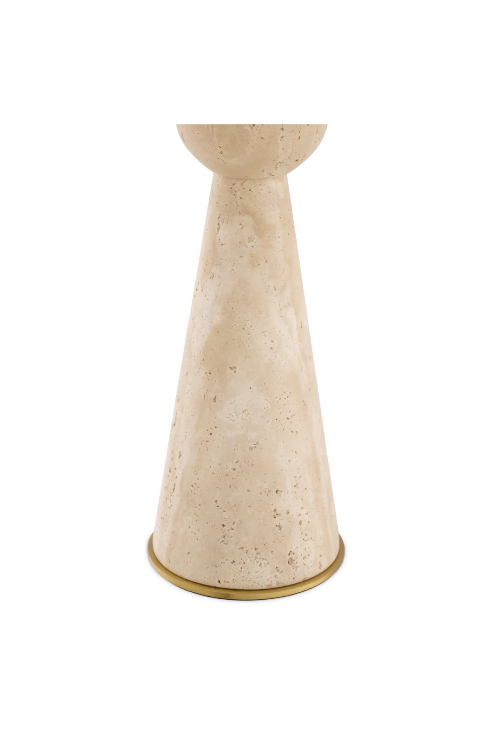 Travertine Table Lamp Novak | Eichholtz Miami