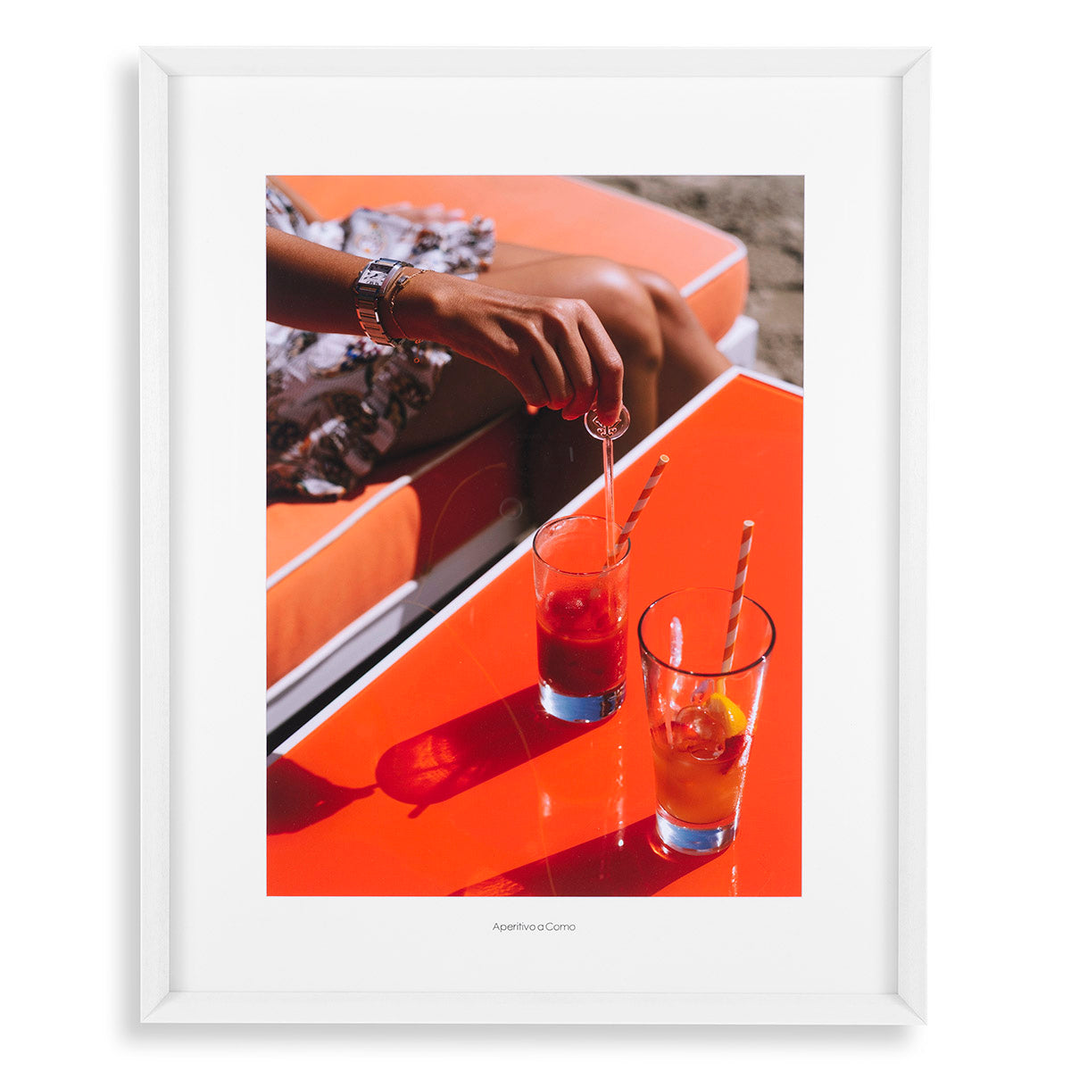 Art Print Via Tolila Aperitivo a Como | Eichholtz Miami