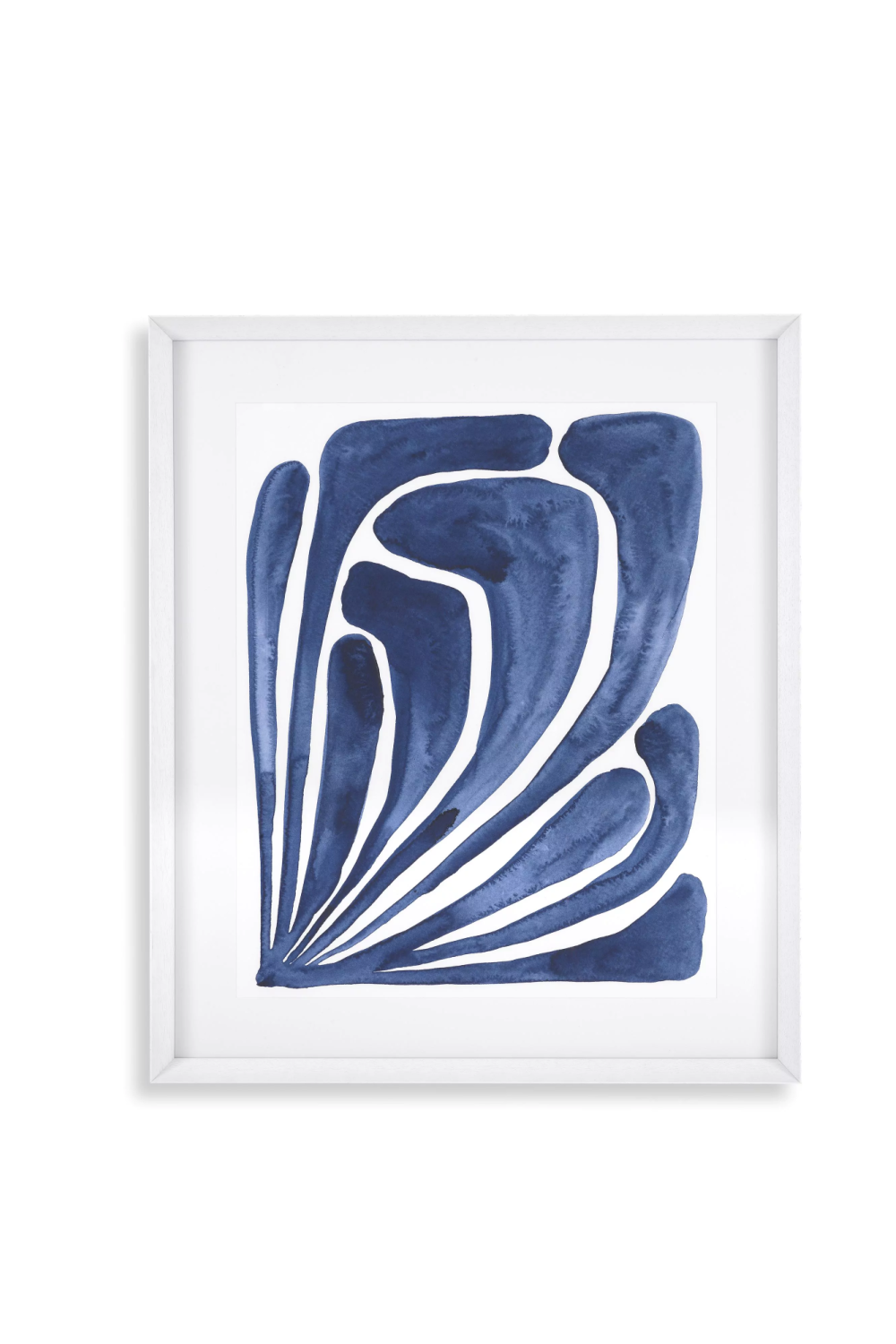 Art Prints Set (2) Blue Stylized Leaf | Eichholtz Miami