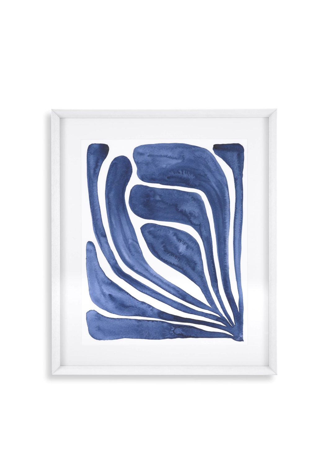 Art Prints Set (2) Blue Stylized Leaf | Eichholtz Miami
