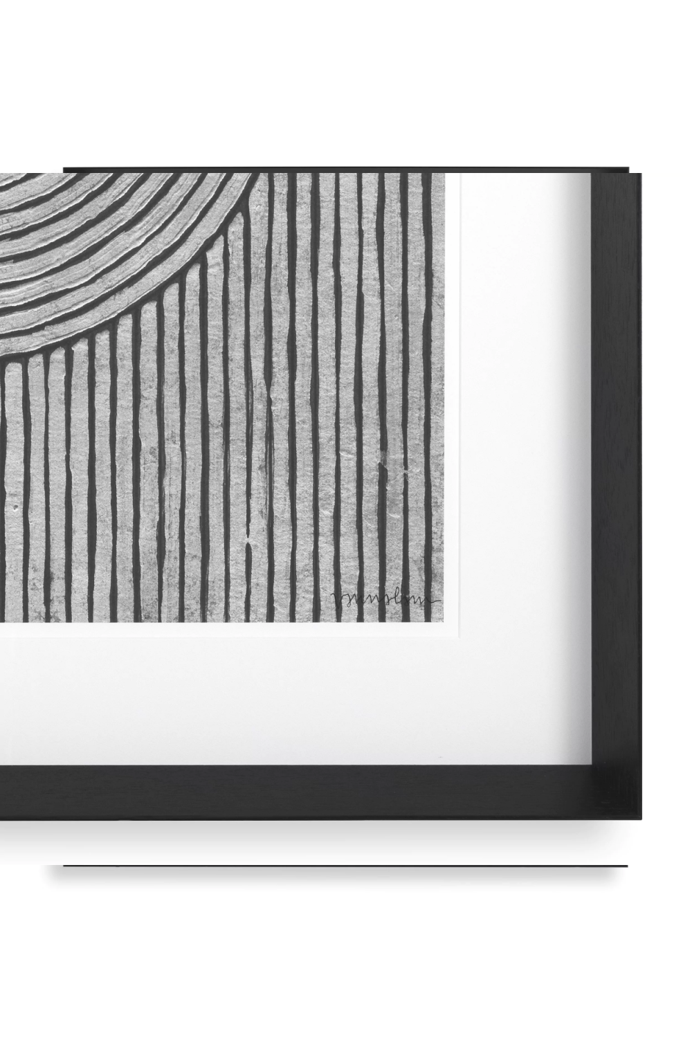 Monochrome Lines Art Prints (2) Cedar Grooves | Eichholtz Miami