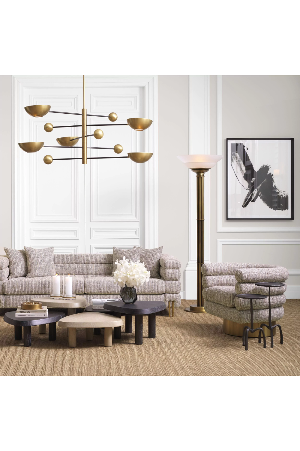 Monochrome Art Prints Set (2) Black Expression | Eichholtz Miami