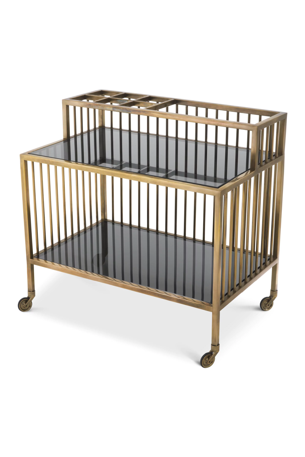 Contemporary Brass Trolley Rutherford | Eichholtz Miami