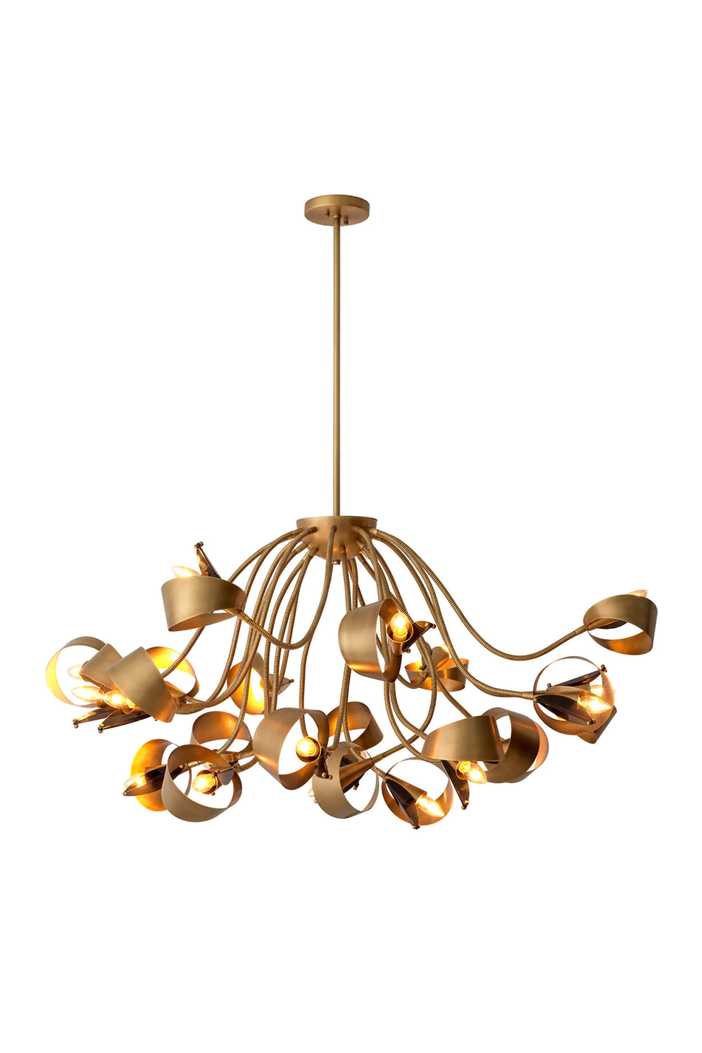Antique Brass Chandelier Corrientes | Eichholtz Miami