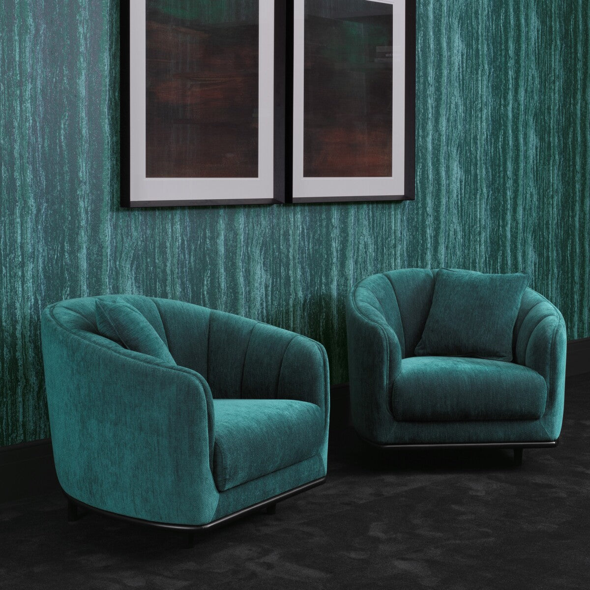 Channeled Modern Accent Chair Agostino | Eichholtz Miami