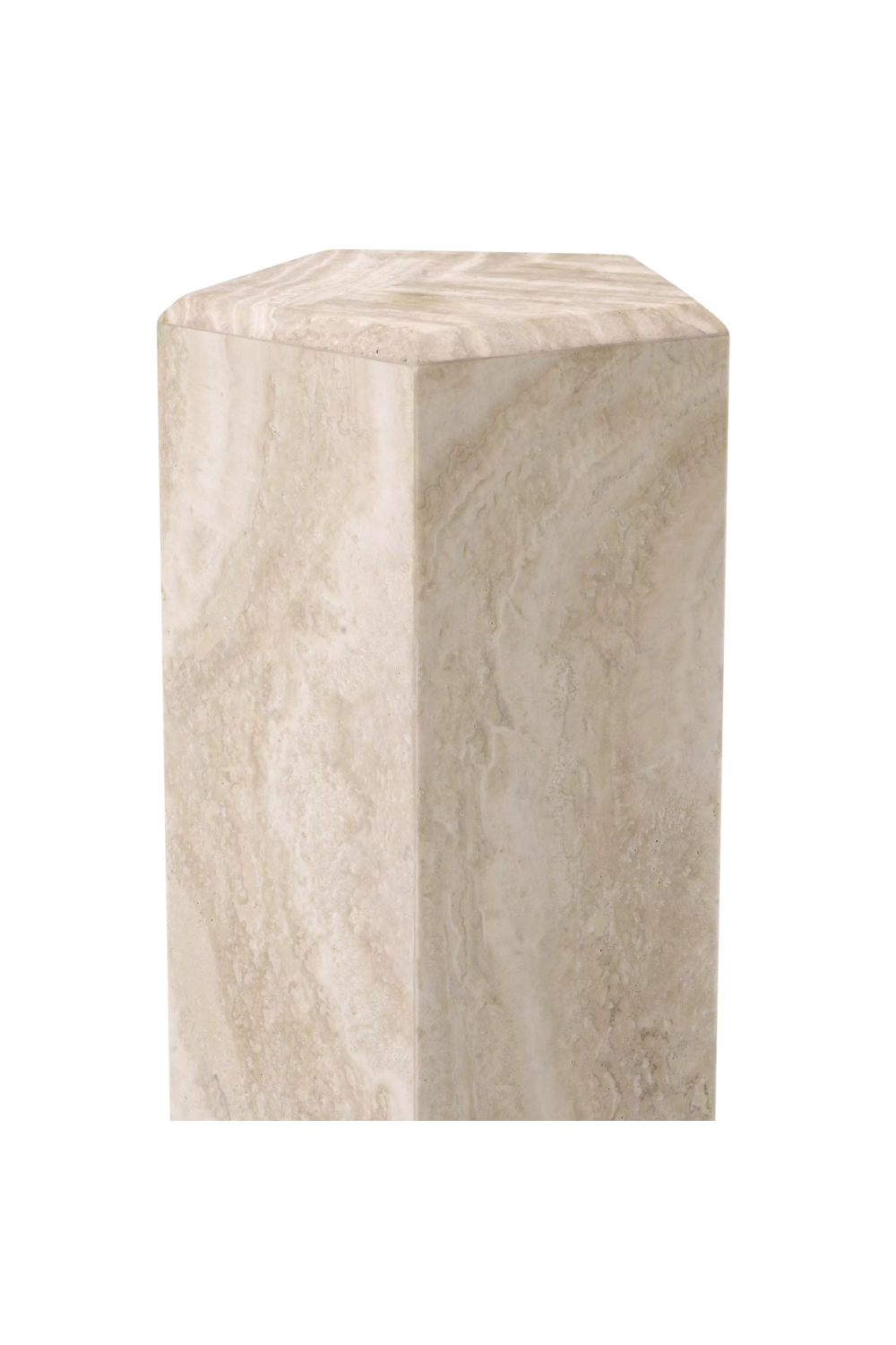 Hexagonal Travertine Column Cuneo | Eichholtz Miami