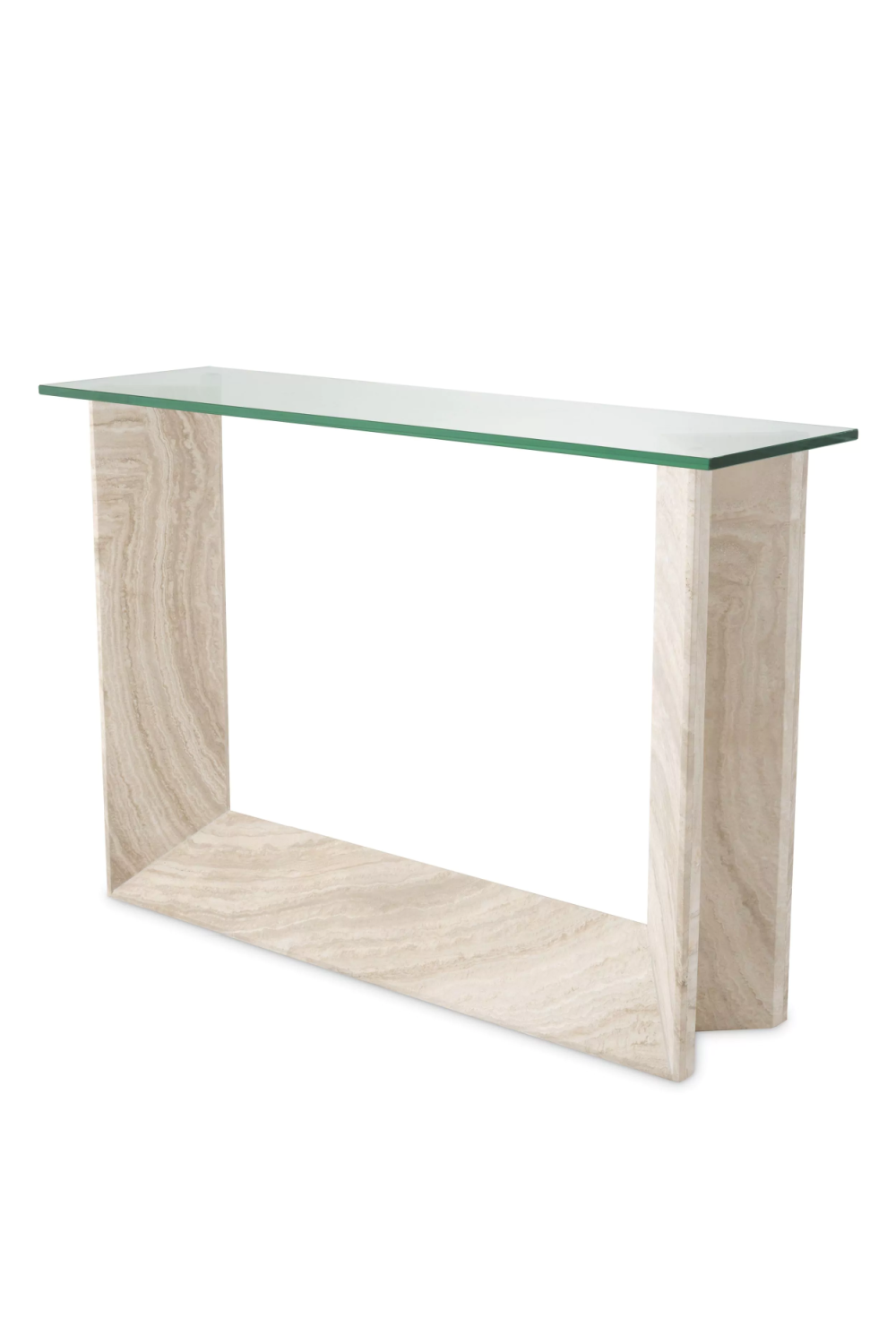 Travertine Console Table Fortuna | Eichholtz Miami