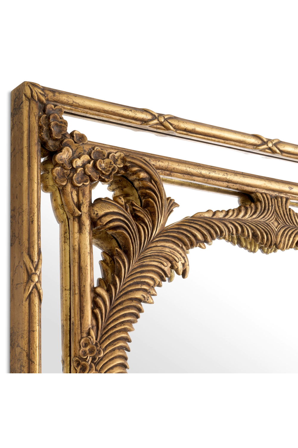 Hand-Carved Mahogany Mirror Le Royal | Eichholtz Miami