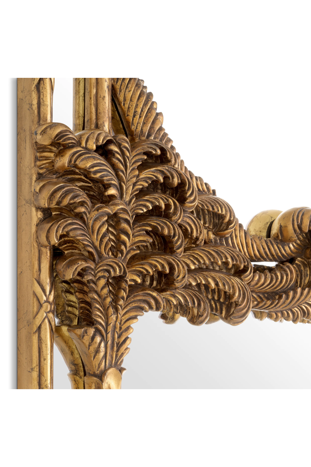 Hand-Carved Mahogany Mirror Le Royal | Eichholtz Miami
