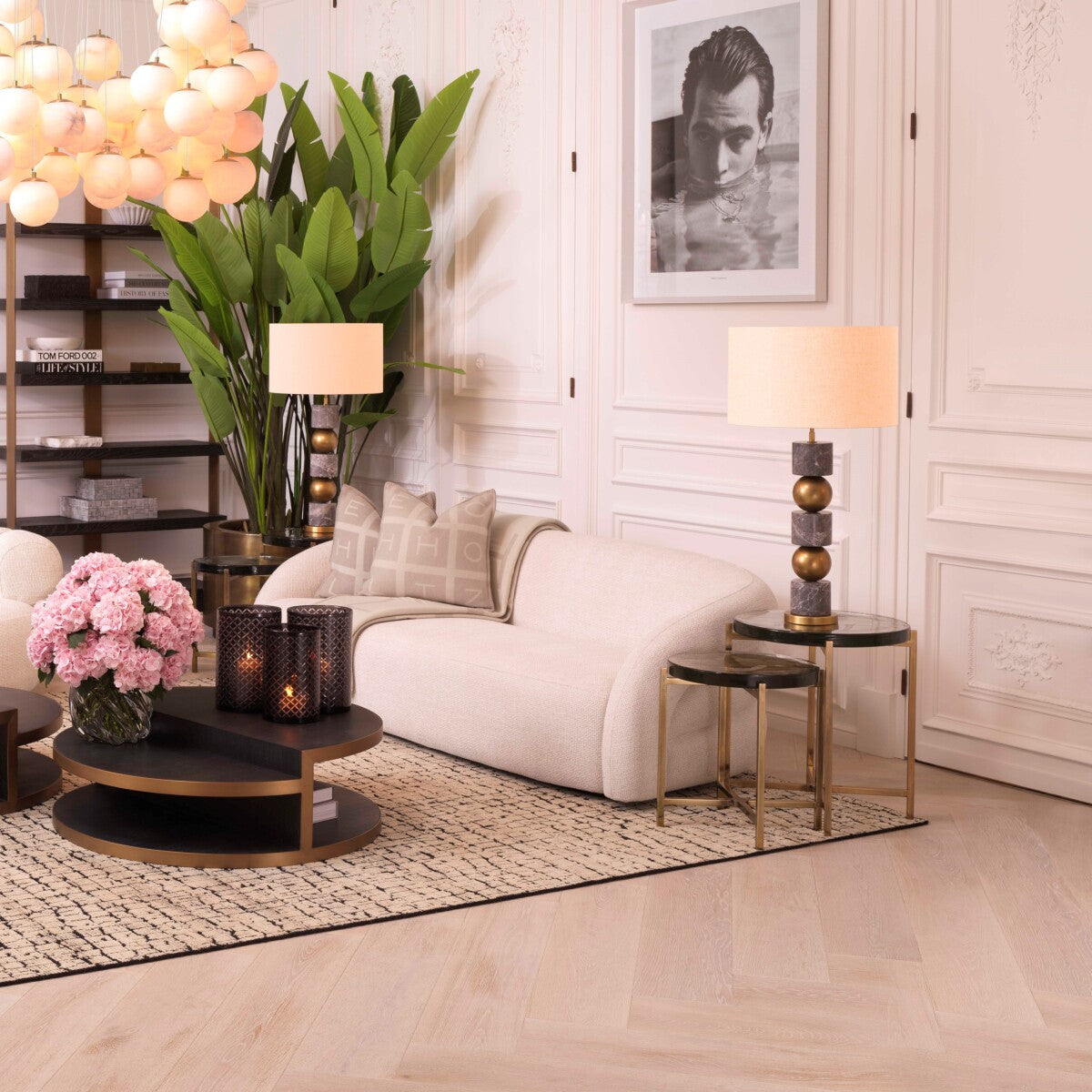 Minimalist Plaid Zera | Eichholtz Miami