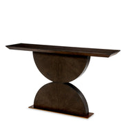 Brown Oak Console Table Spring | Eichholtz Miami