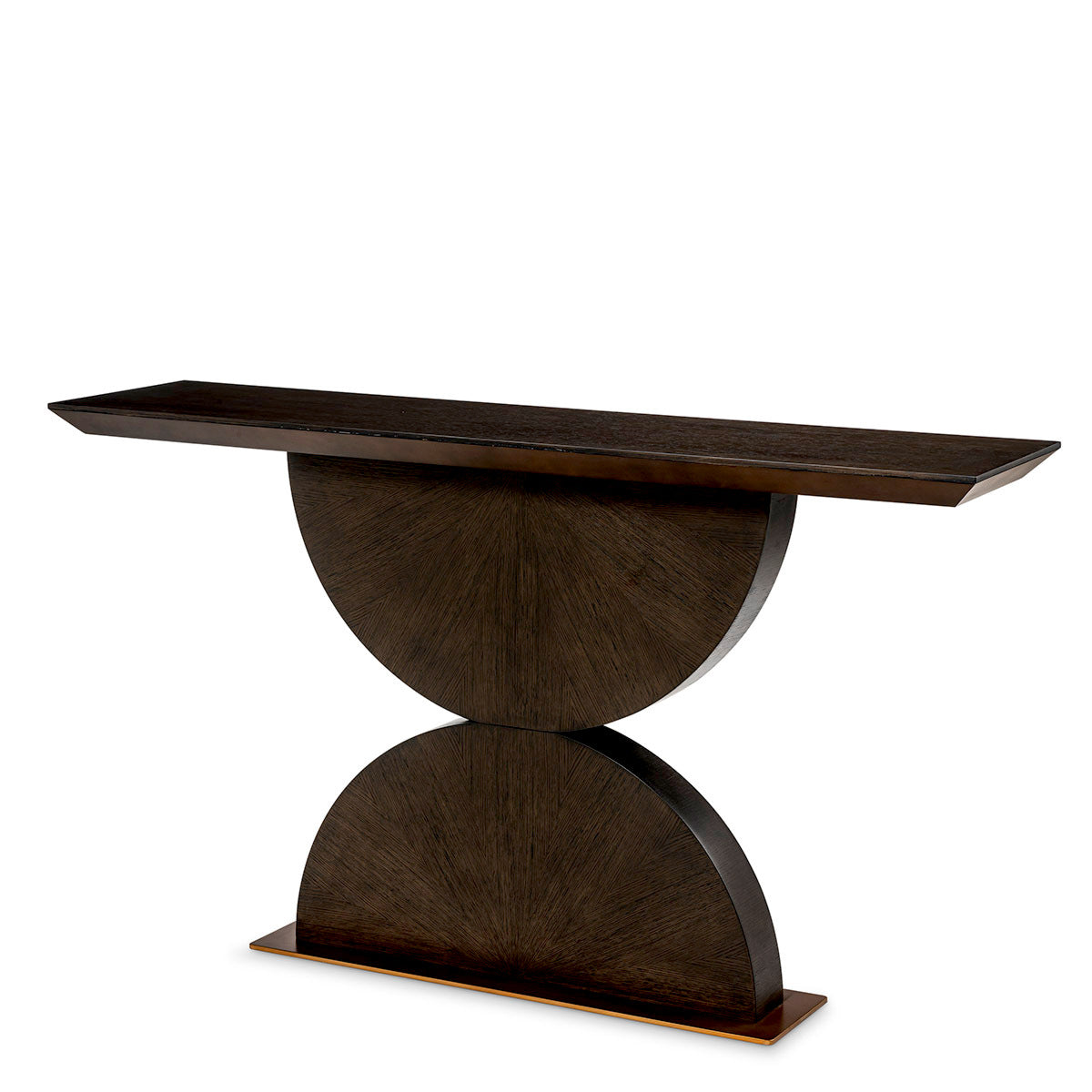 Brown Oak Console Table Spring | Eichholtz Miami