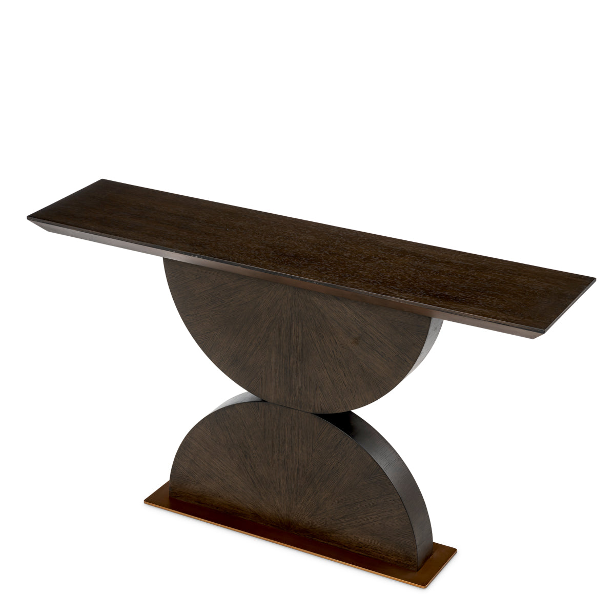 Brown Oak Console Table Spring | Eichholtz Miami