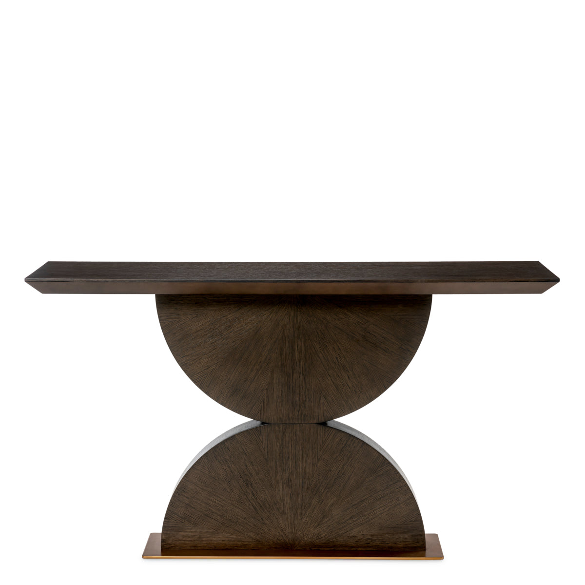 Brown Oak Console Table Spring | Eichholtz Miami