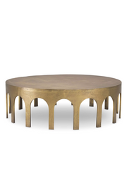 Vintage Brass Coffee Table Gardini | Eichholtz Miami