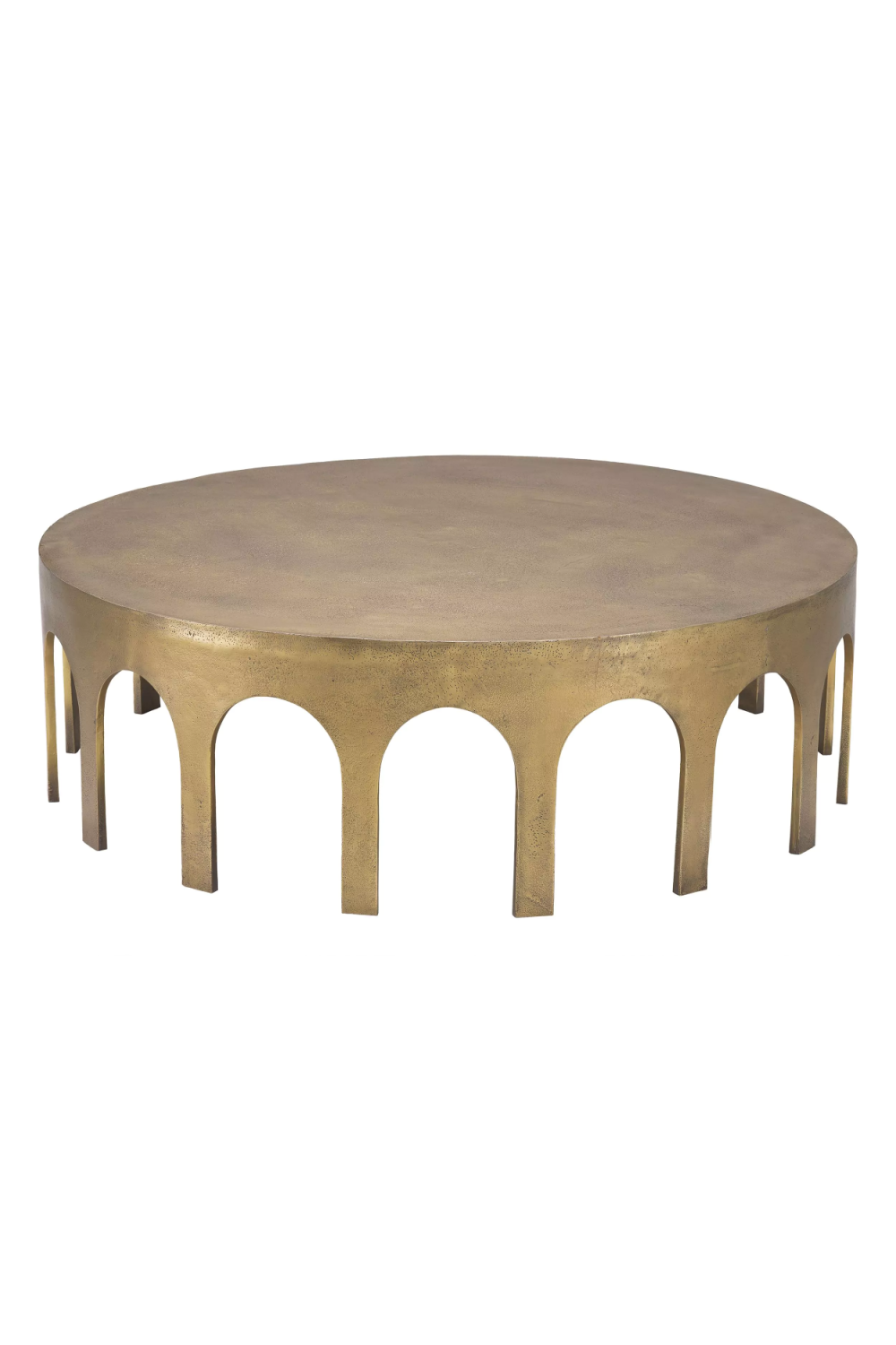 Vintage Brass Coffee Table Gardini | Eichholtz Miami
