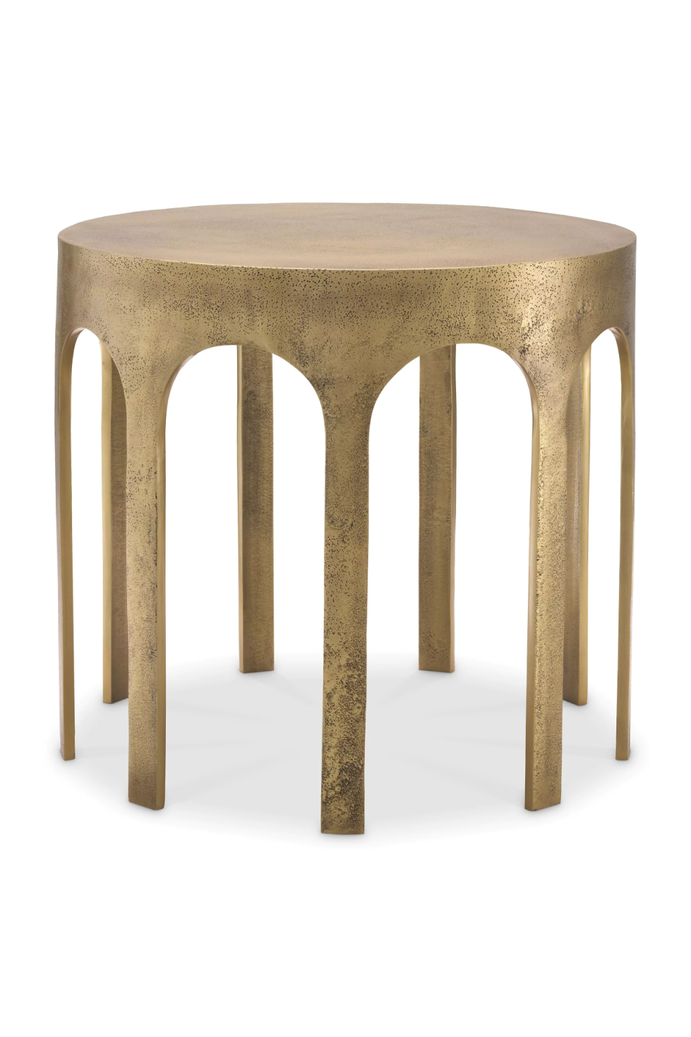 Vintage Brass Side Table Gardini | Eichholtz Miami