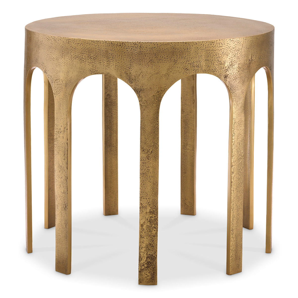 Vintage Brass Side Table Gardini | Eichholtz Miami