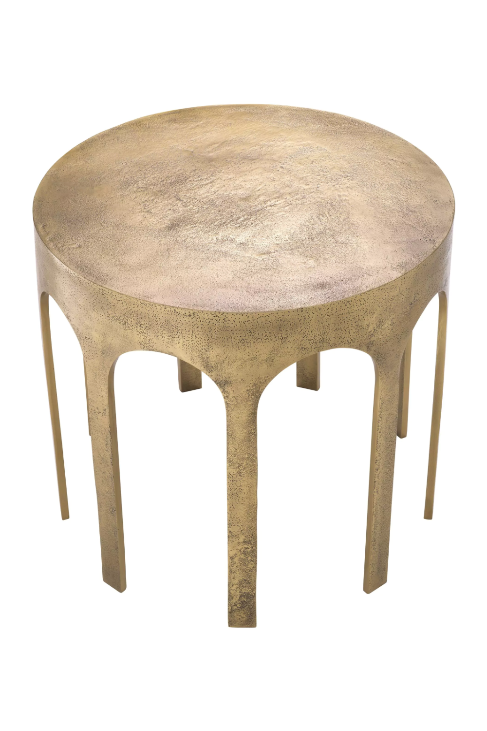 Vintage Brass Side Table Gardini | Eichholtz Miami