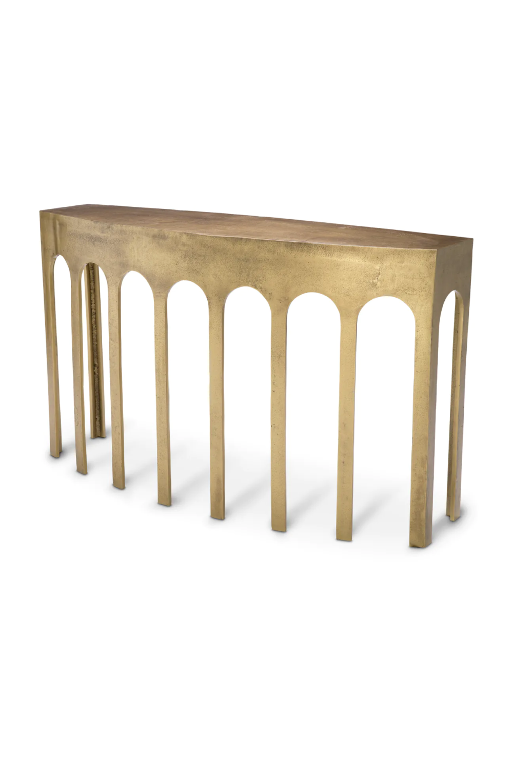 Vintage Brass Console Table Gardini | Eichholtz Miami