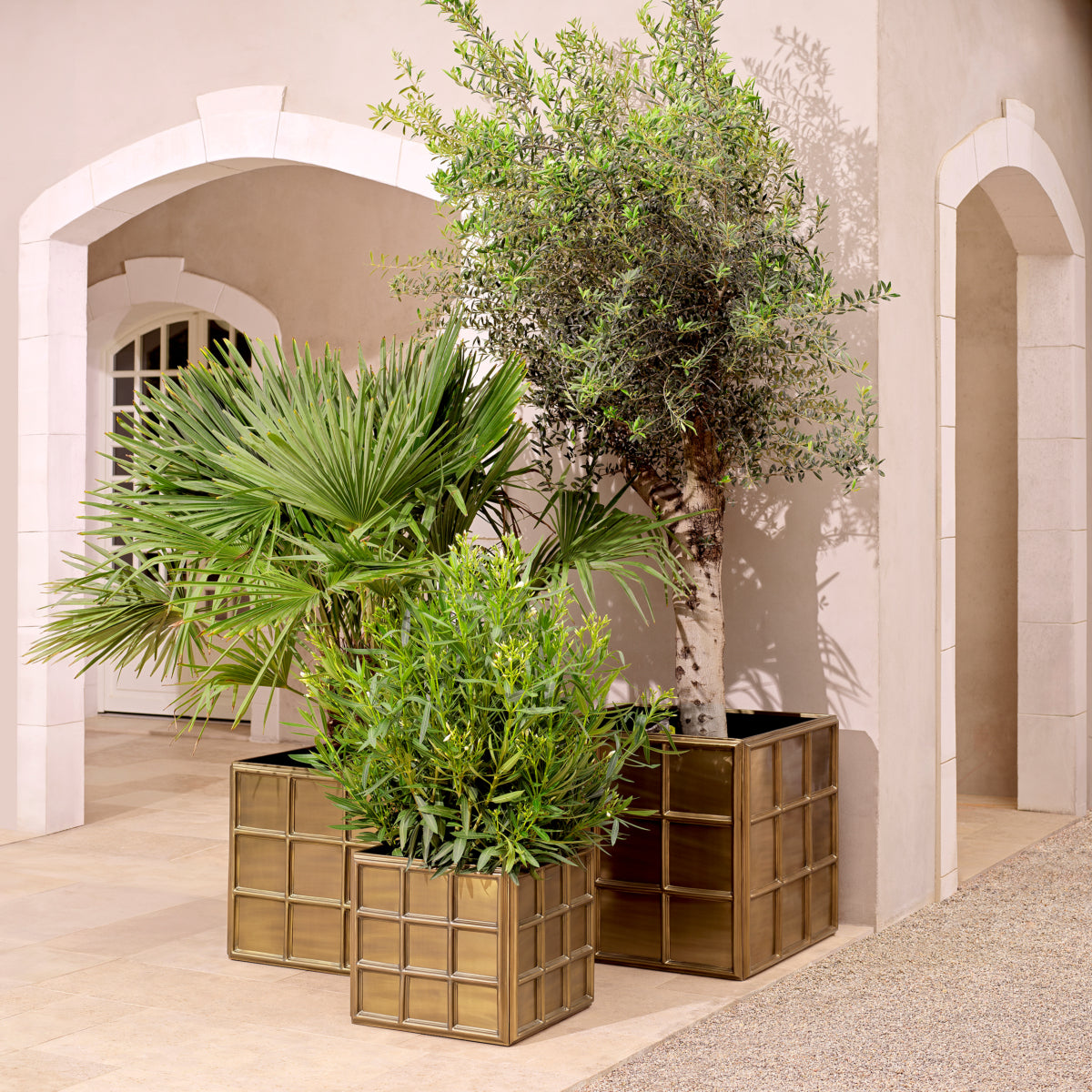 Rustic Style Planter Grid | Eichholtz Miami