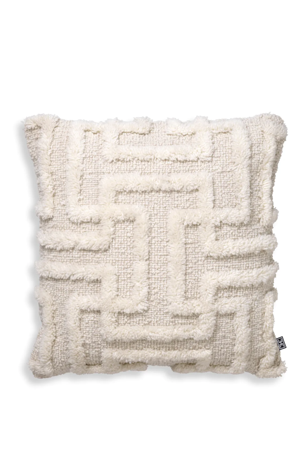 Maze Patterned Wool Cushion Amphion | Eichholtz Miami