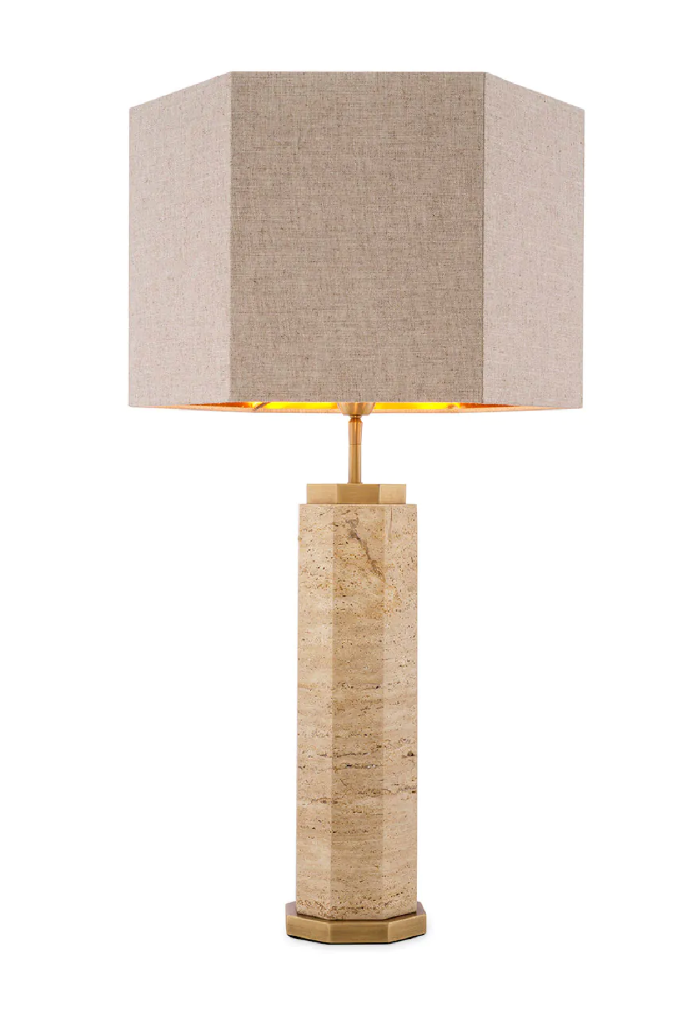 Modern Travertine Table Lamp | Eichholtz Newton | Eichholtzmiami.com