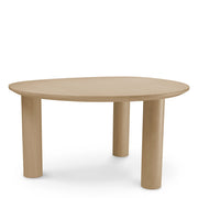 Mesa de comedor escandinava de roble Lombardo