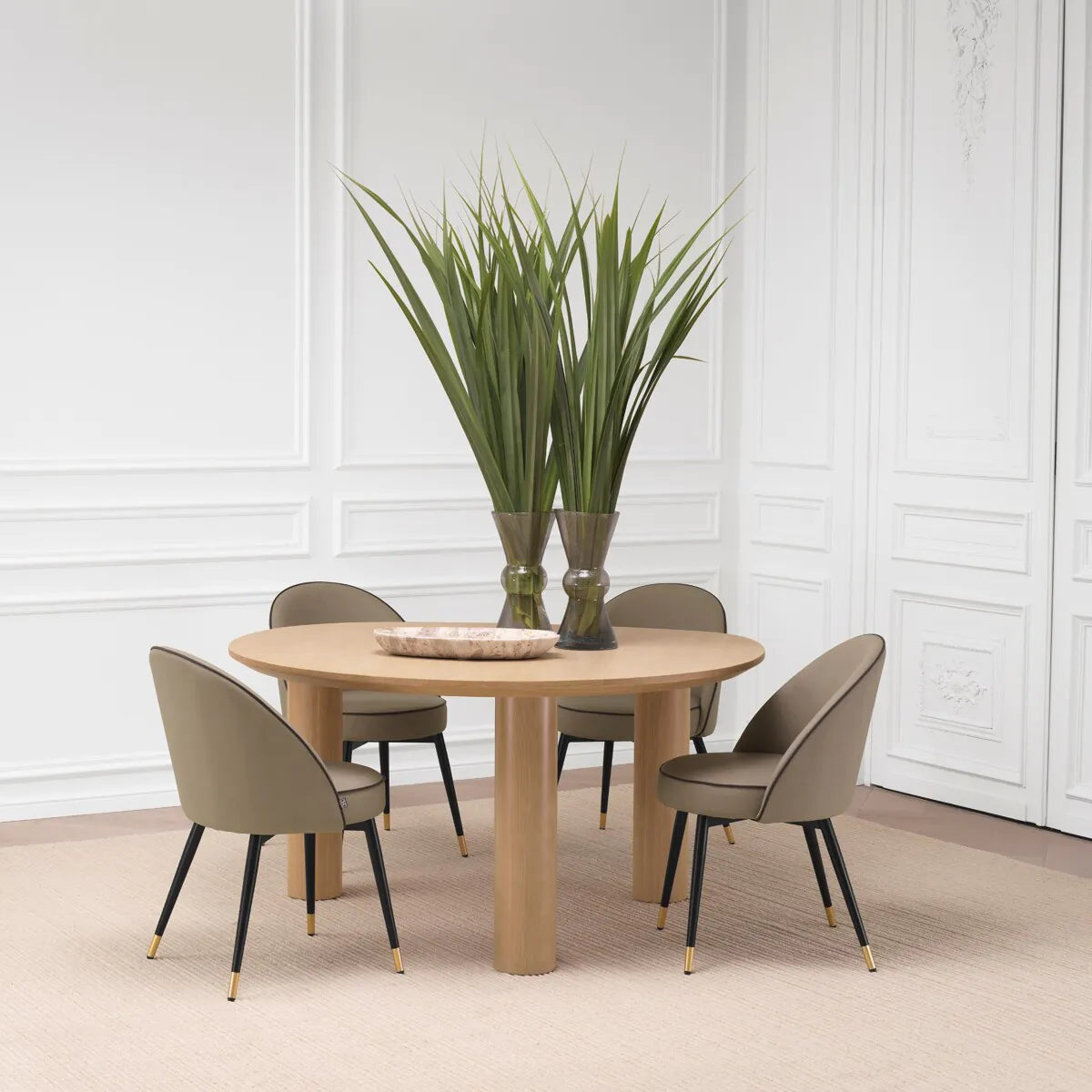 Oak Scandi Dining Table Lombardo