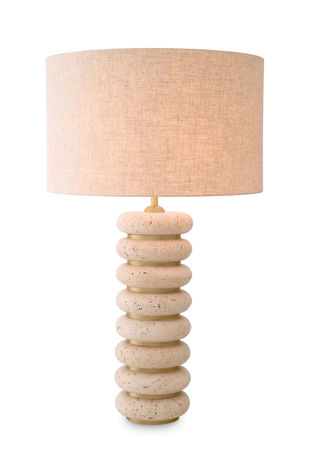 Sculptural Travertine Table Lamp Baron | Eichholtz Miami