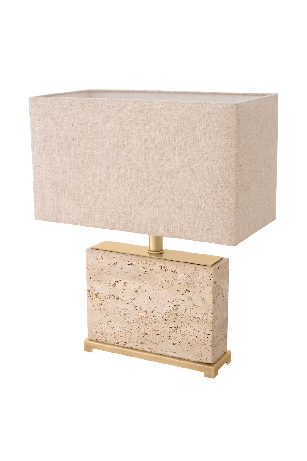 Travertine Table Lamp S Newton | Eichholtz Miami