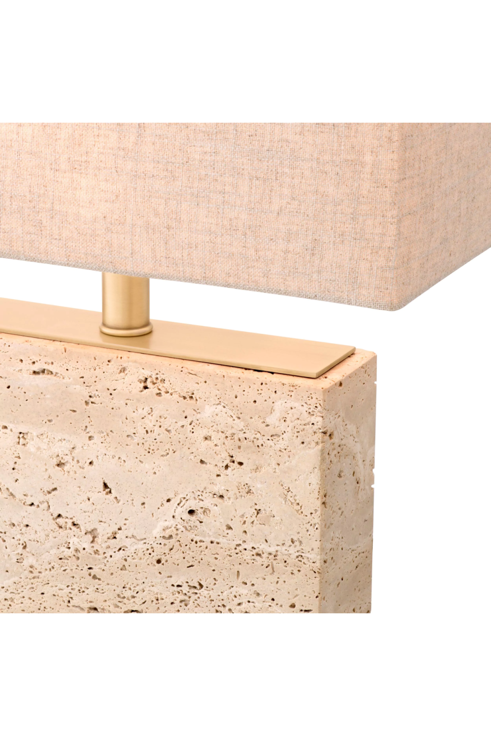 Travertine Table Lamp S Newton | Eichholtz Miami