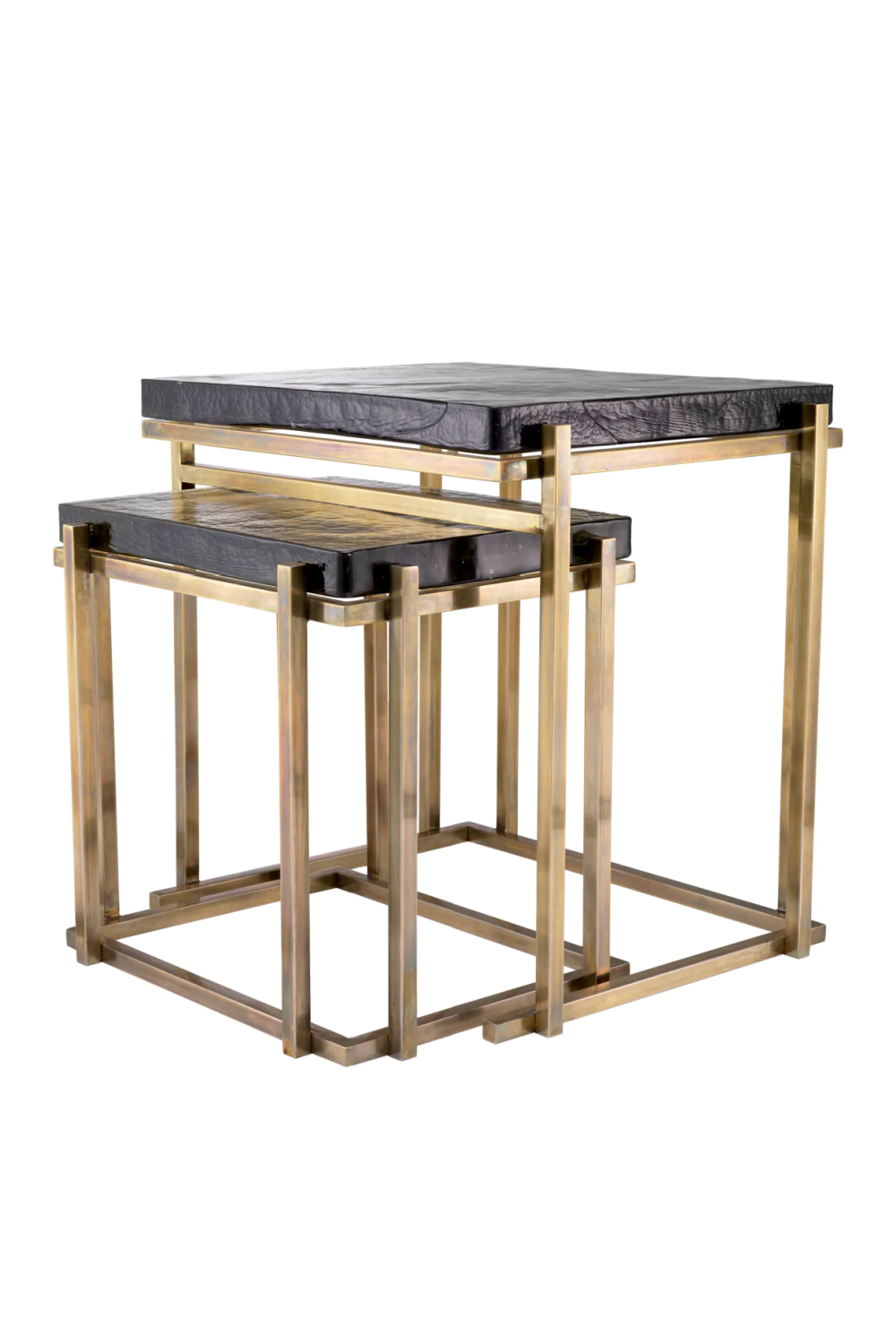 Glass Side Tables (2) Niemeyer | Eichholtz Miami