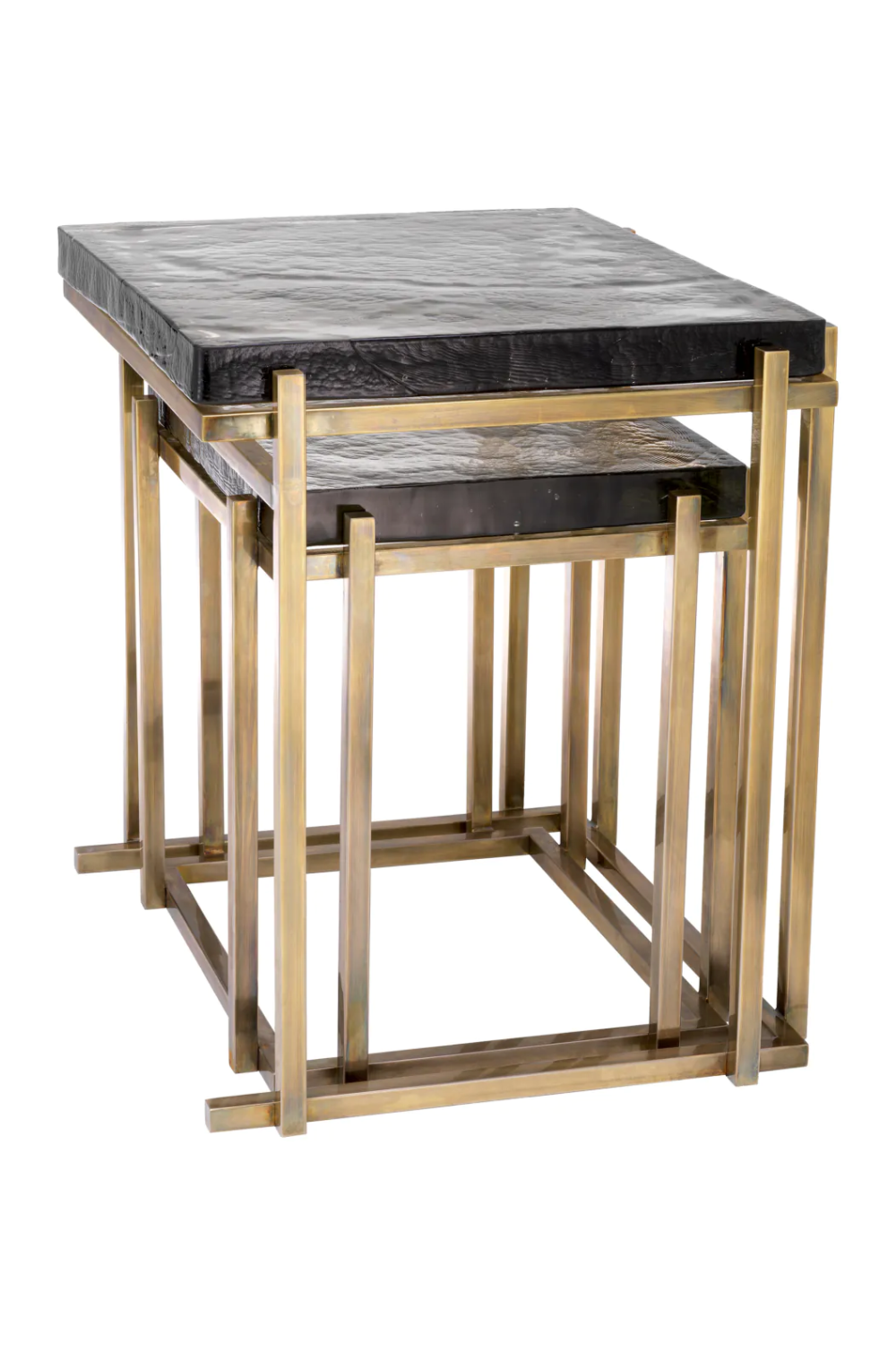 Glass Side Tables (2) Niemeyer | Eichholtz Miami