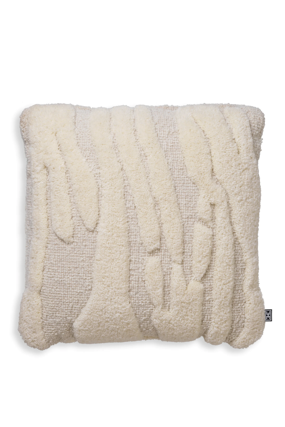 Ivory Woven Wool Cushion Zenon | Eichholtz Miami