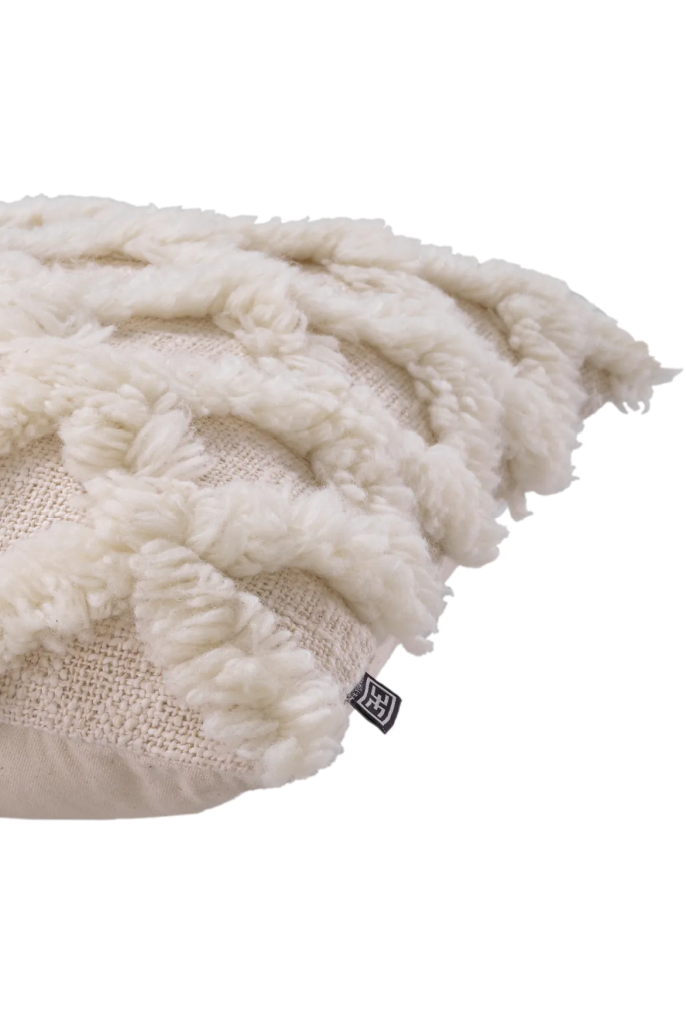 Contemporary White Wool Cushion | Eichholtz Arsenio | Eichholtzmiami.com