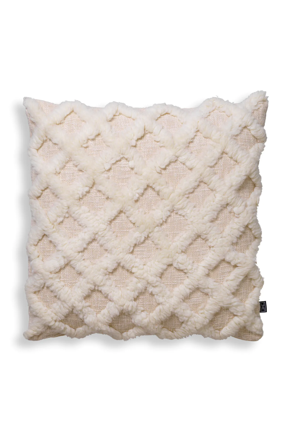 Contemporary White Wool Cushion | Eichholtz Arsenio | Eichholtzmiami.com