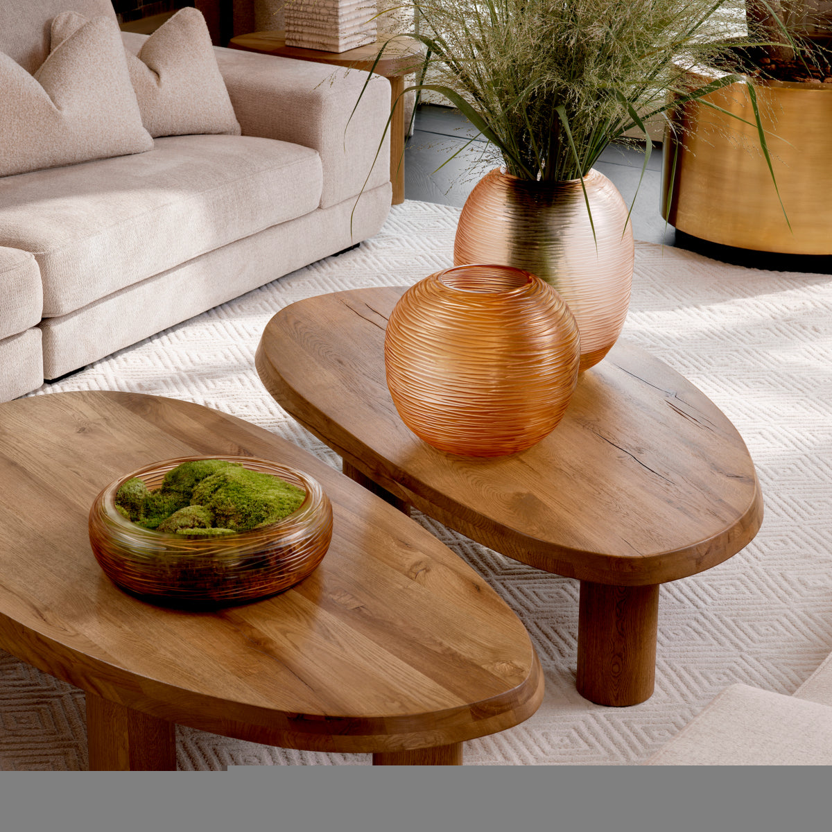 Beige Outdoor Carpet 10' x 13' Linara | Eichholtz Miami