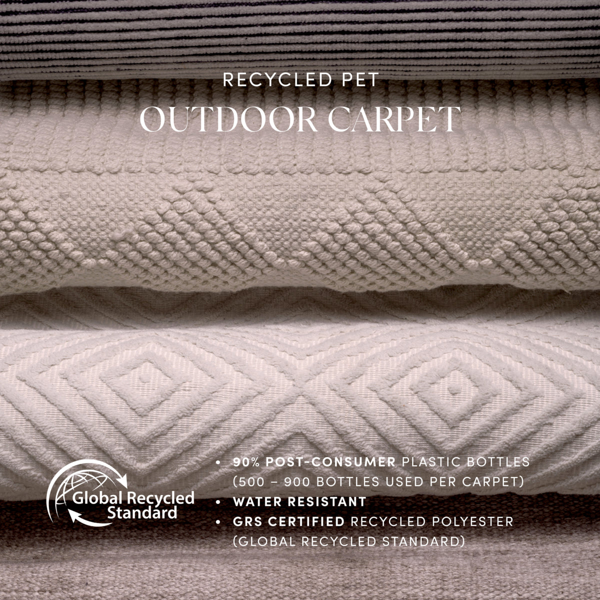 Beige Outdoor Carpet 10' x 13' Linara | Eichholtz Miami