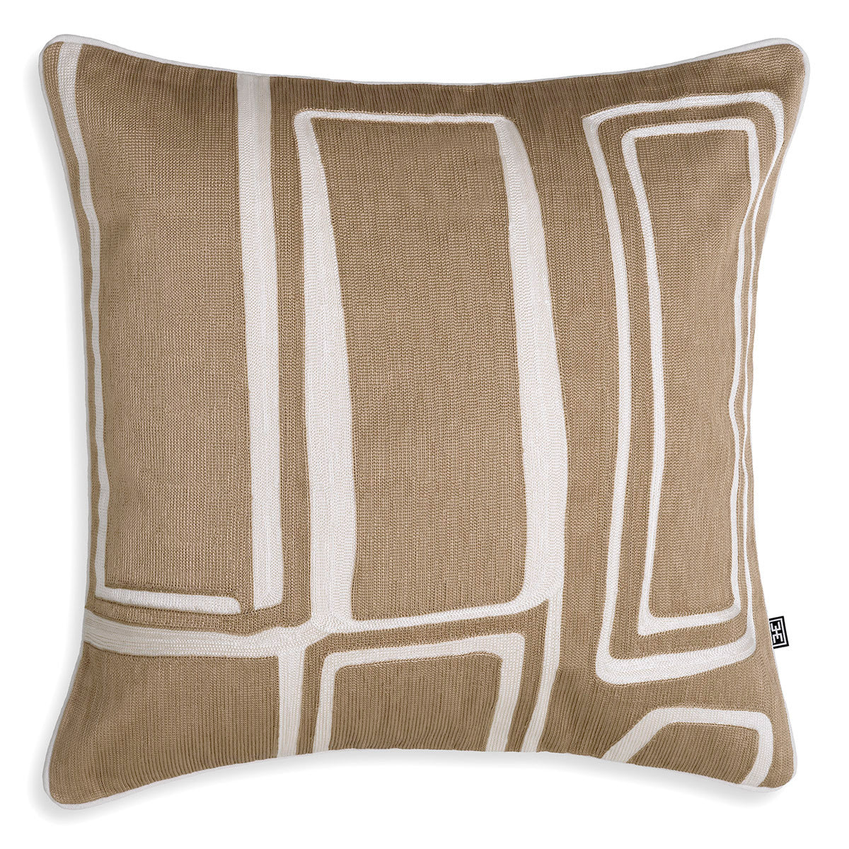 Geometric Pattern Cushion Ribeira | Eichholtz Miami