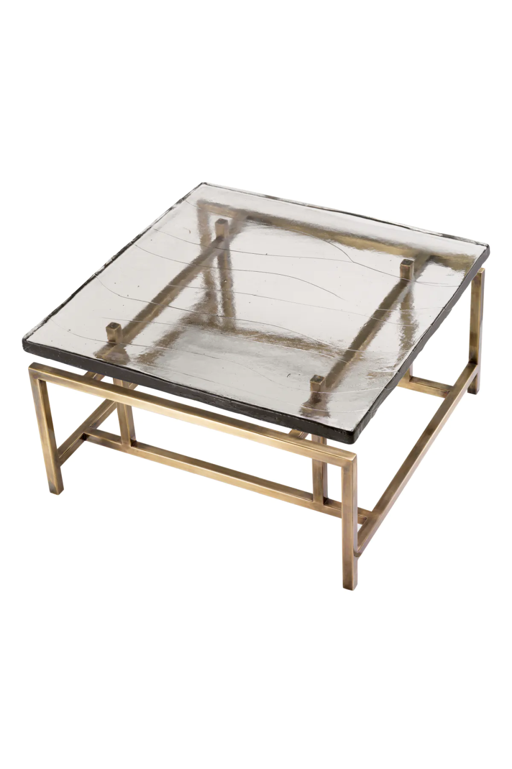 Handmade Glass Coffee Table Schlumberg | Eichholtz Miami
