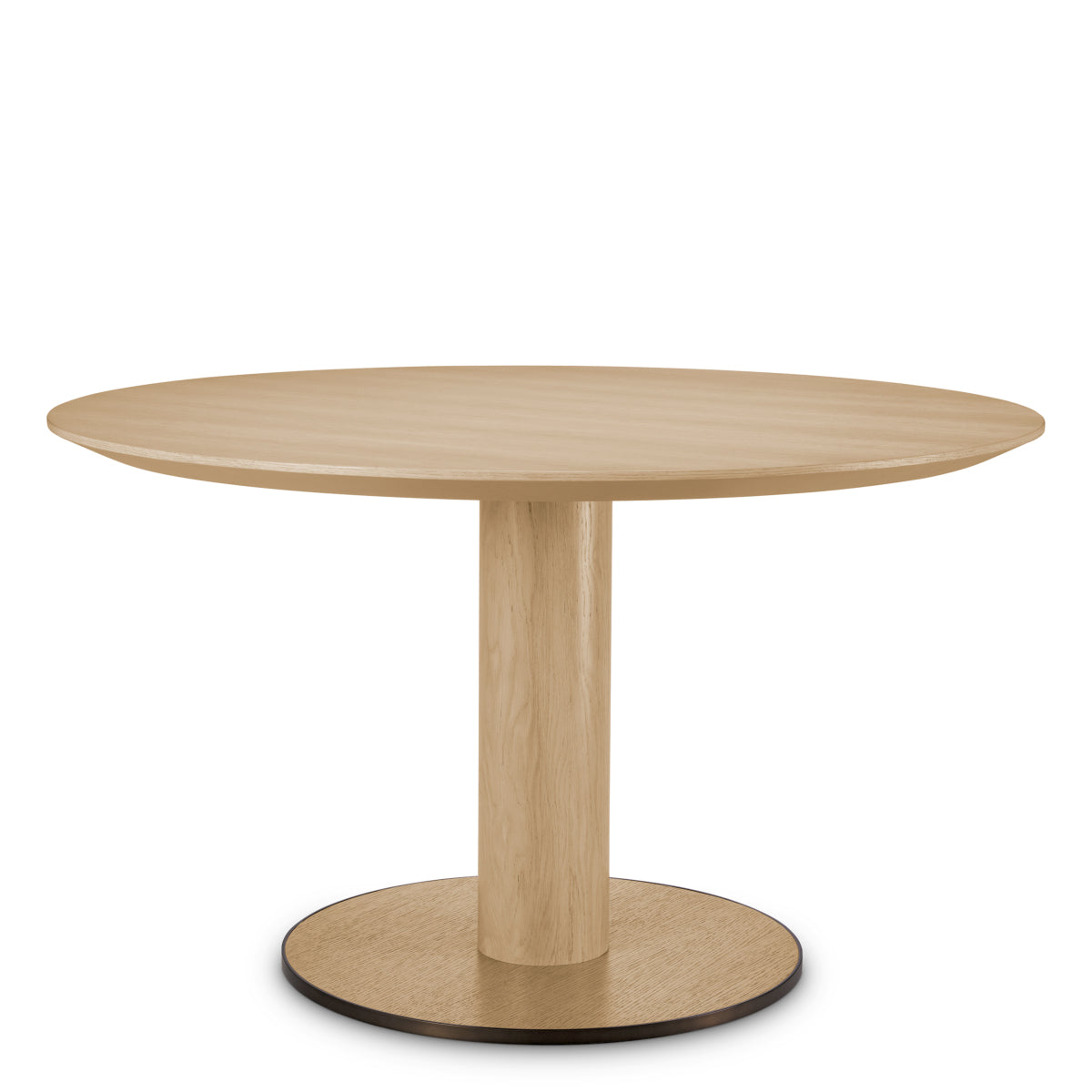 Oak Pedestal Dining Table Astro | Eichholtz Miami