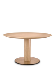 Oak Pedestal Dining Table Astro | Eichholtz Miami