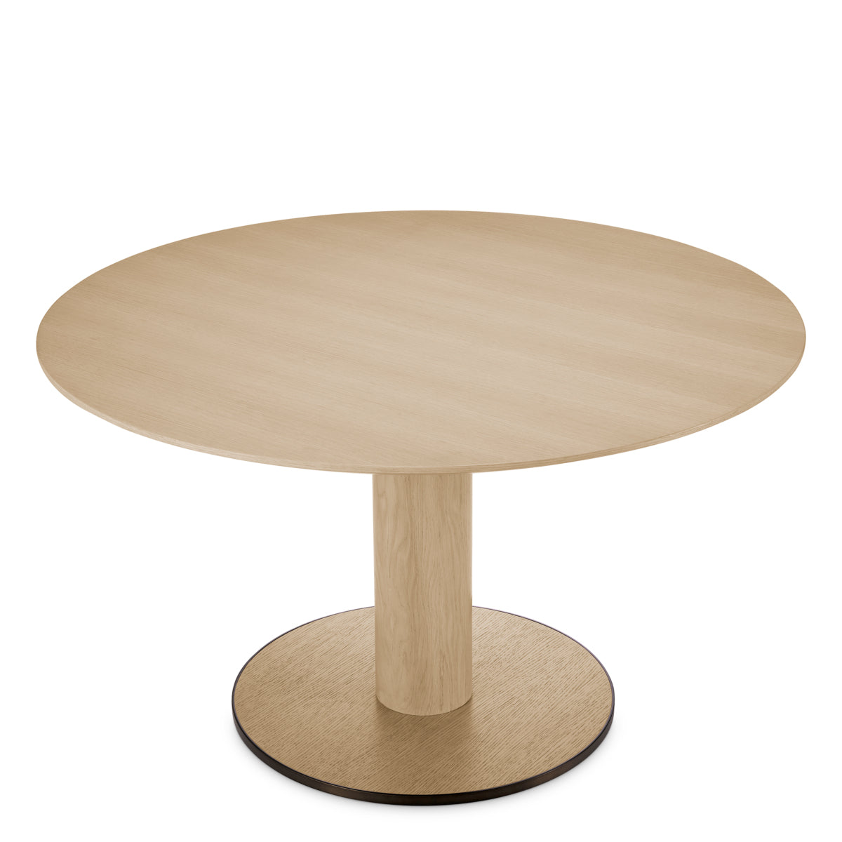 Oak Pedestal Dining Table Astro | Eichholtz Miami