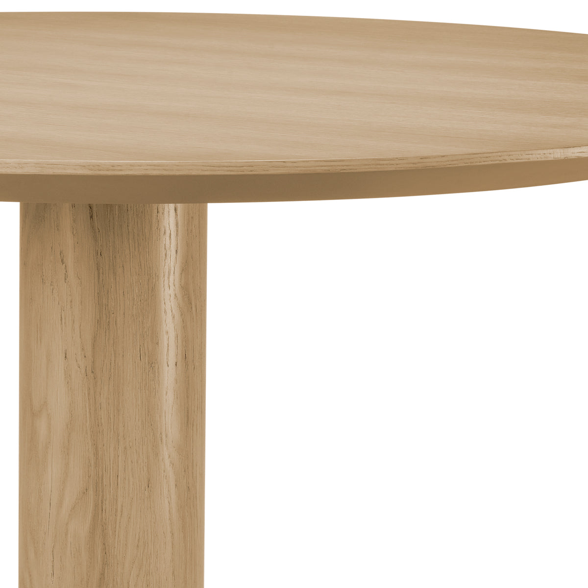 Oak Pedestal Dining Table Astro | Eichholtz Miami