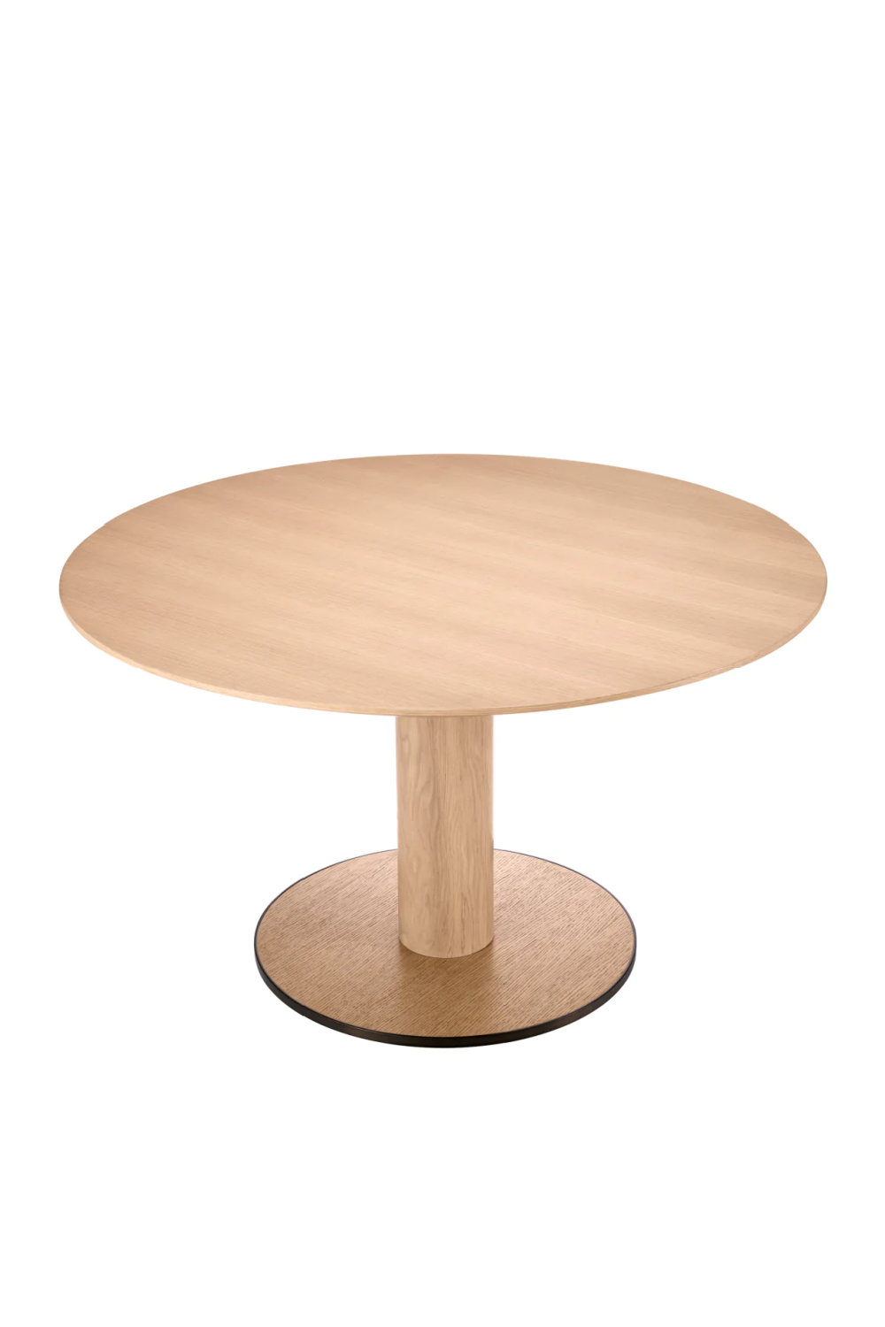 Oak Pedestal Dining Table Astro | Eichholtz Miami