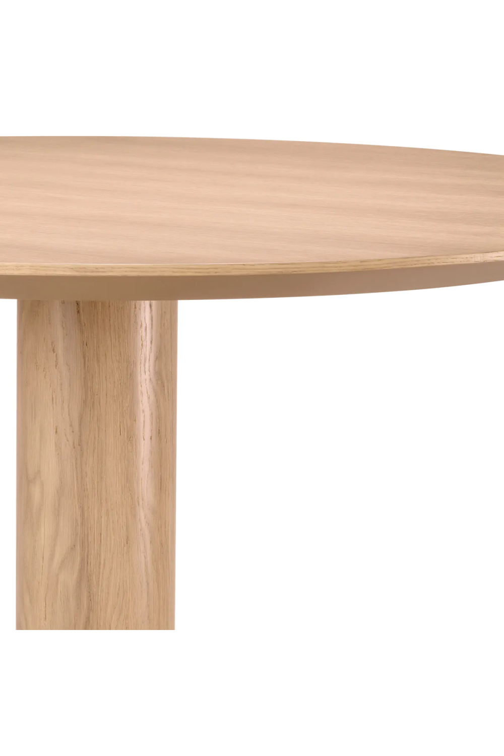 Oak Pedestal Dining Table Astro | Eichholtz Miami