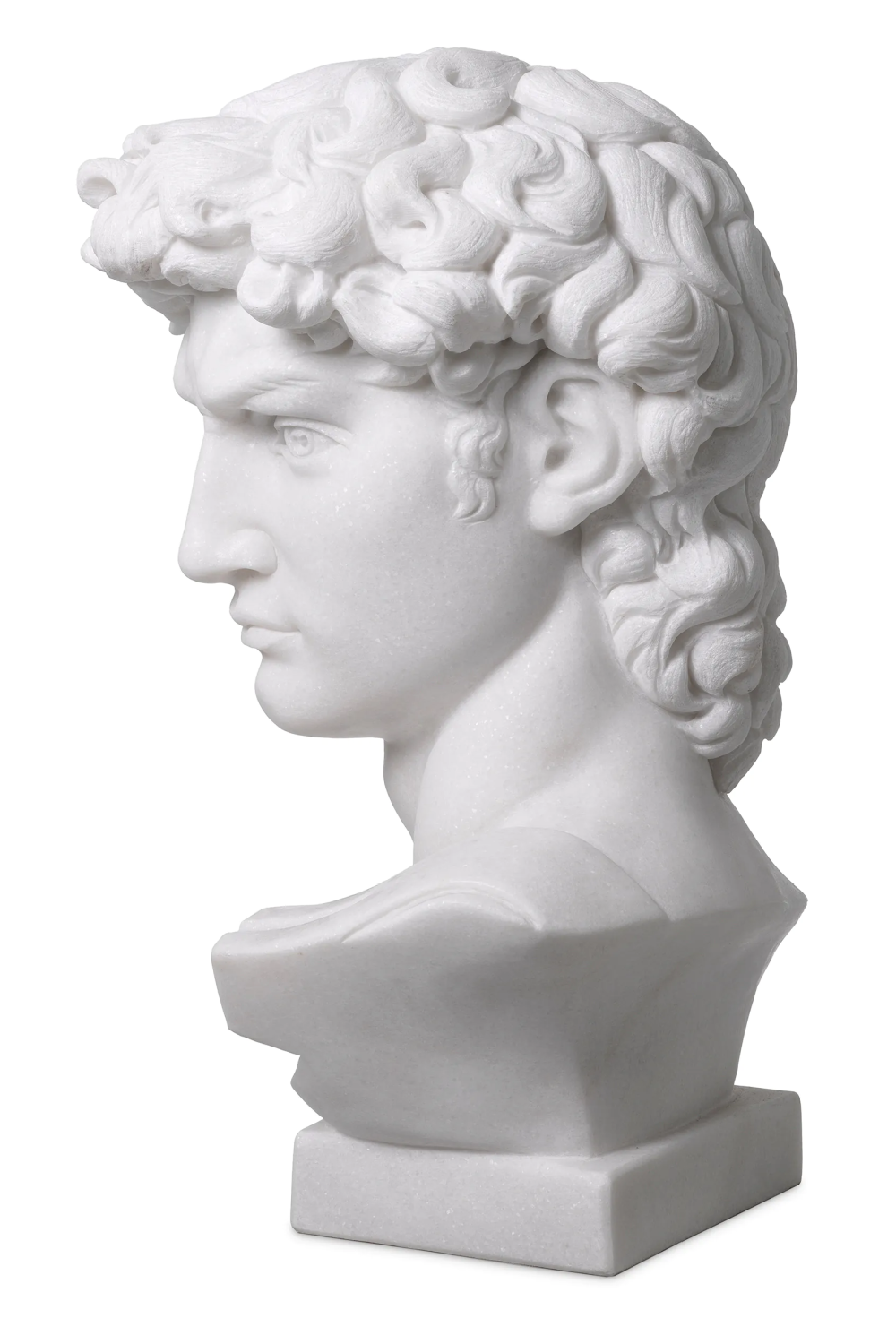 White Marble Head David | Eichholtz Miami