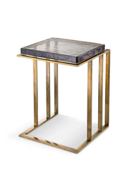 Brass Square Side Table Crescent | Eichholtz Miami