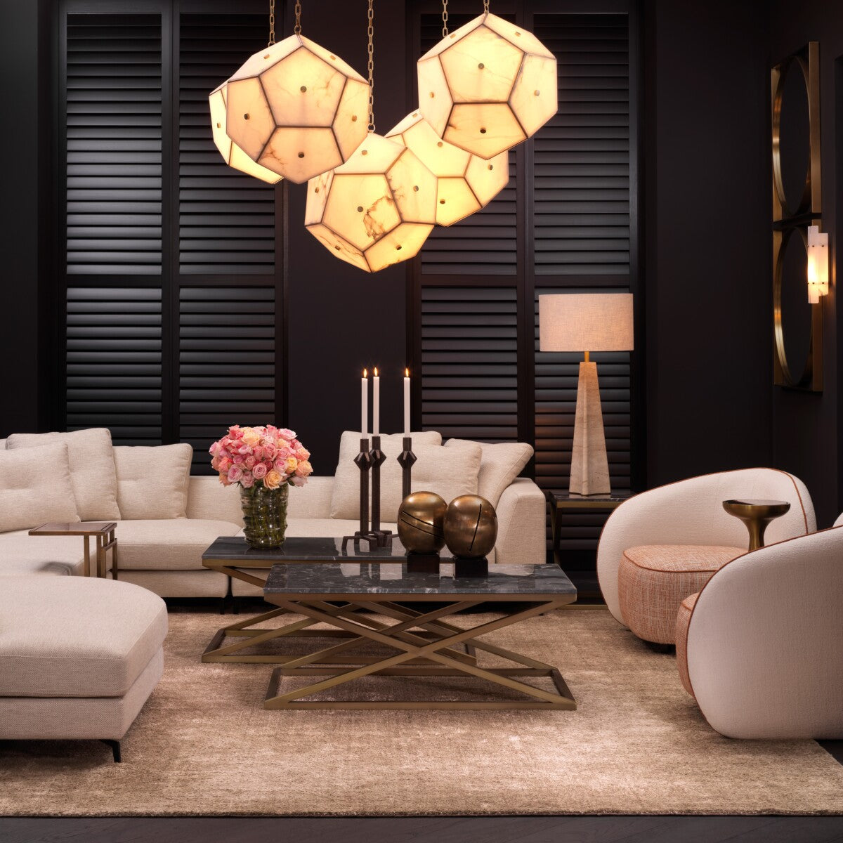 Upholstered Modular Chair San Marino | Eichholtz Miami